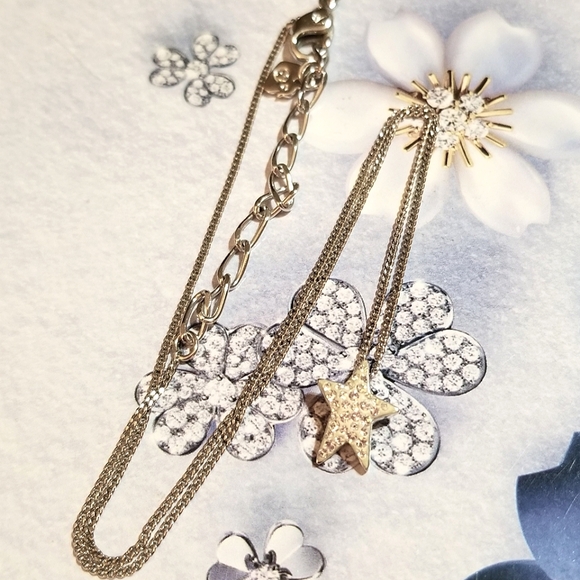 Swarovski signed Star Crystal Pendant Necklace - Picture 2 of 6